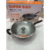 蘇泊爾精鑄鐵不銹不沾鍋炒鍋